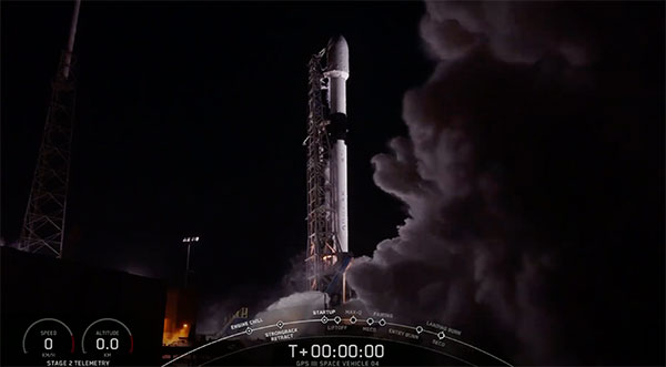 Fourth GPS III satellite successfully launched