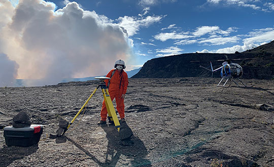 GPS key to monitoring Kilauea eruption, lava lake
