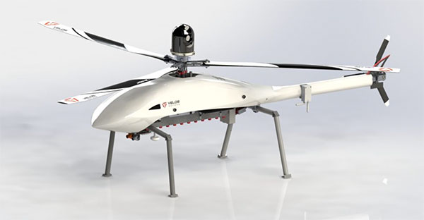 SPH Engineering’s UgCS software now supports Velos UAV helicopter