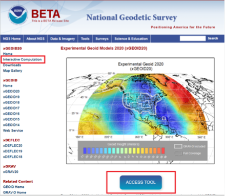 NGS releases annual experimental geoid models and gravity interpolation tools