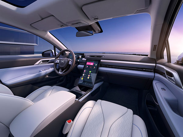 New XPeng P5 auto outfitted with 32 autonomous driving sensors