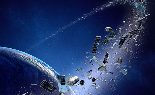 Space debris endangers GPS