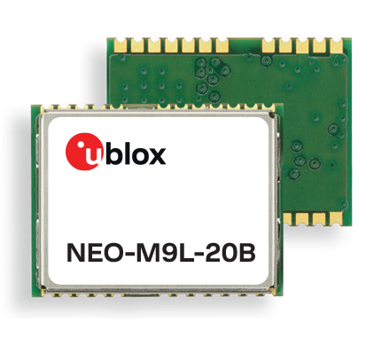 U-blox GNSS + dead-reckoning auto module operational up to 105° C