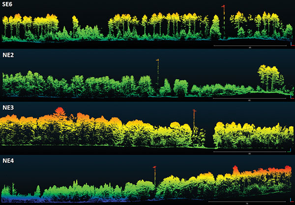 UAV lidar to inform carbon-emission reduction policy