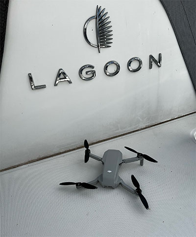 Boat owners use drones to create global database on plastic pollution