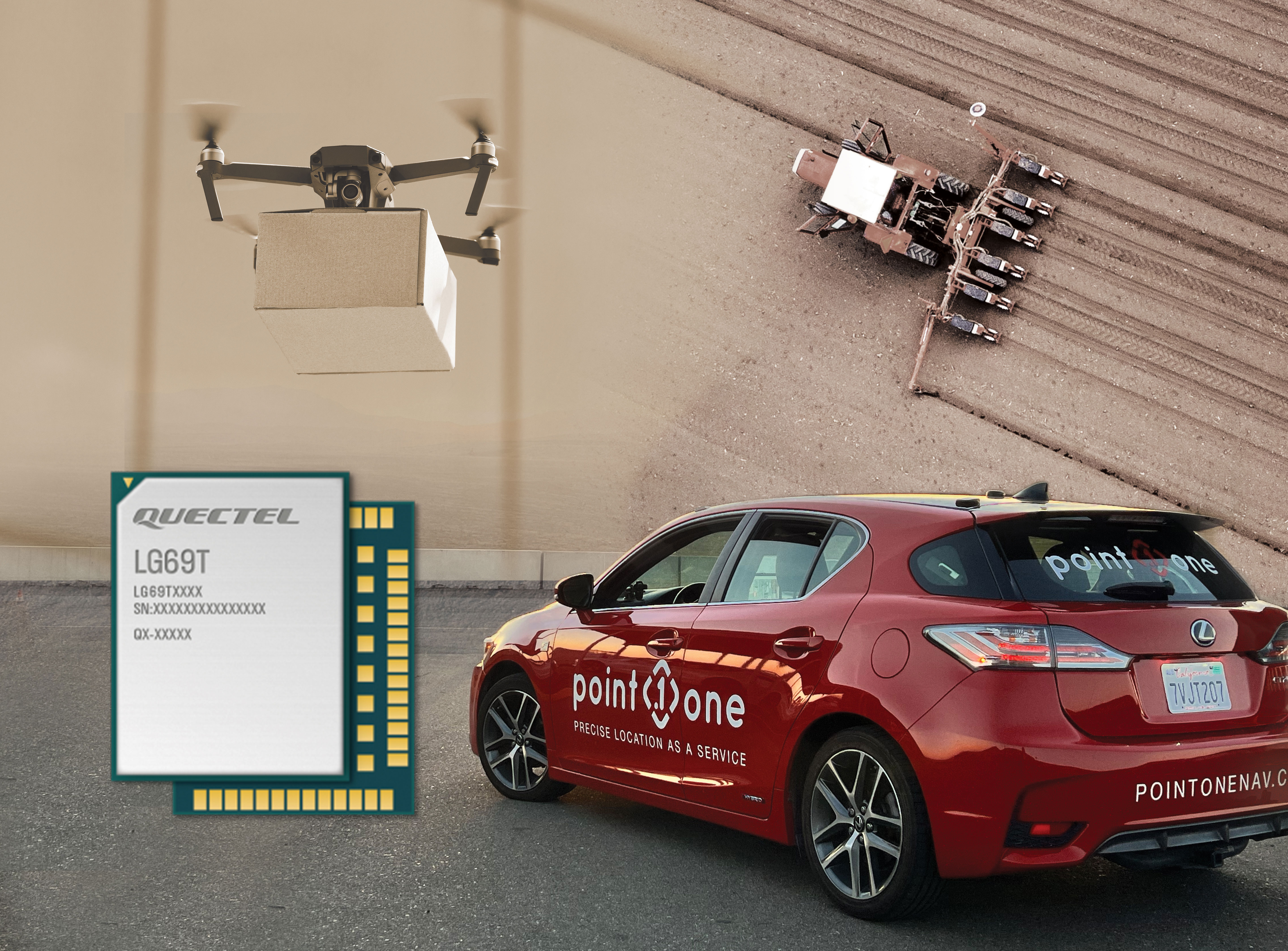 Quectel and Point One bring precise location to robotics and agriculture markets