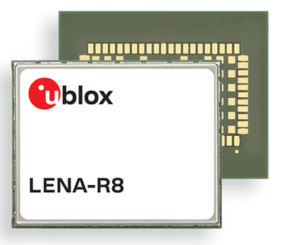 U-blox adds LENA-R8 GNSS receiver to LTE Cat 1 portfolio