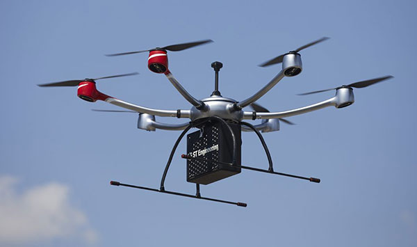 Companies join on shore-to-ship delivery with heavy-lift UAVs