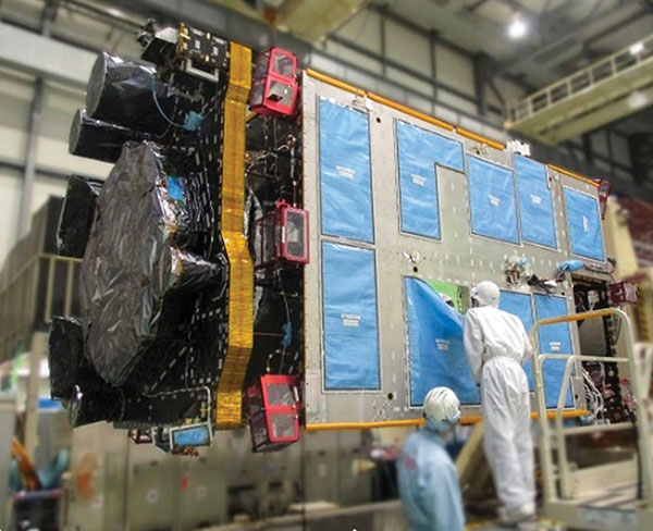 First transmission of L1C/B by QZS-1R