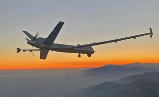 Reapers used to fight California wildfires