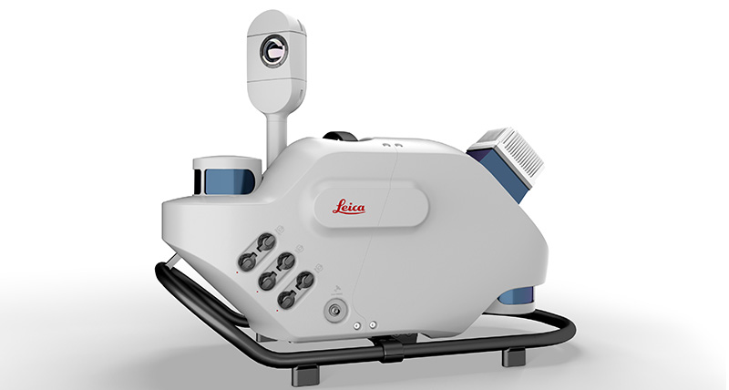 Leica Pegasus TRK mobile mapper guided by AI