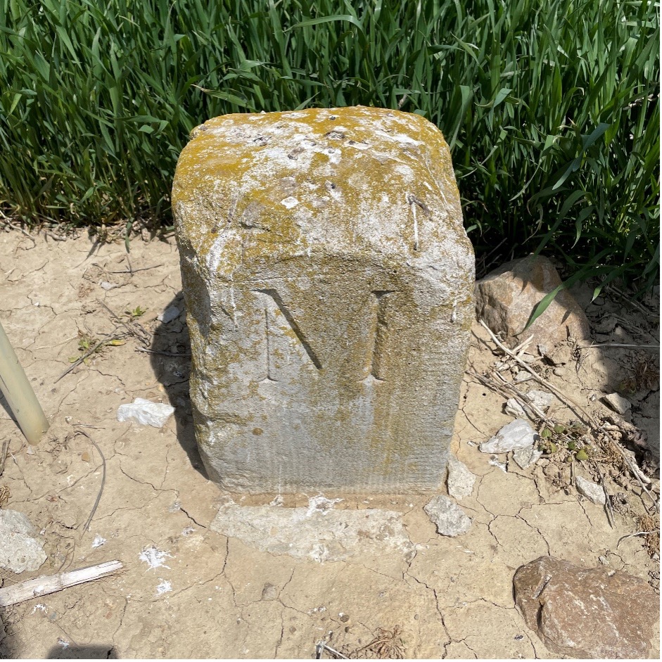 Mason Dixon Stone #93 – Maryland side marking (Photo: Tim Burch)