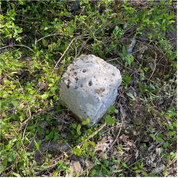 Mason Dixon Stone #98 – My first recovery! (Photo: Tim Burch)