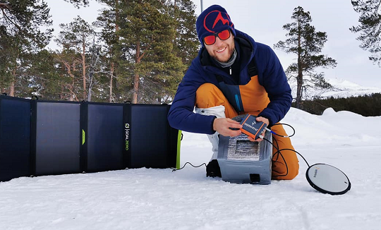 Septentrio rides for climate data on Nanok Arctic expedition