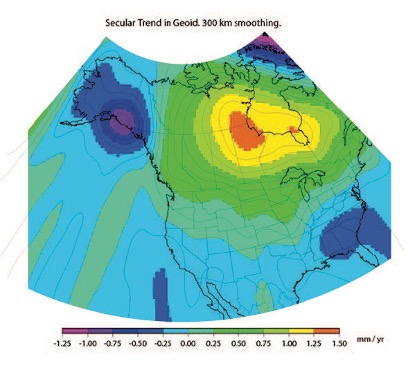 The effects of geoid changes in NGS’s new, modernized 2022 NSRS