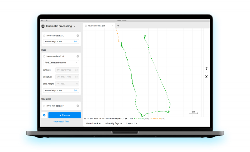 Emlid Studio released for GNSS post-processing