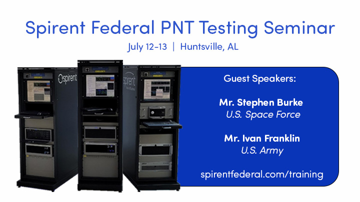 Spirent Federal announces guest speakers for July training seminar