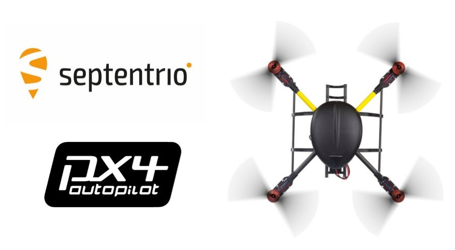 Septentrio GPS/GNSS now supports PX4 Autopilot
