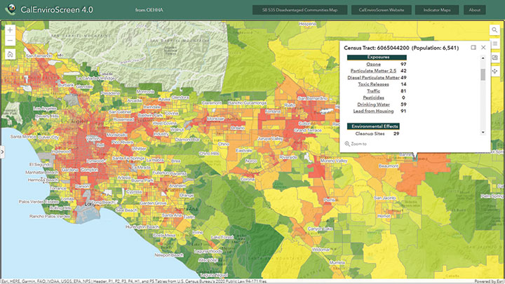 CalEnviroScreen helps fight pollution with justice