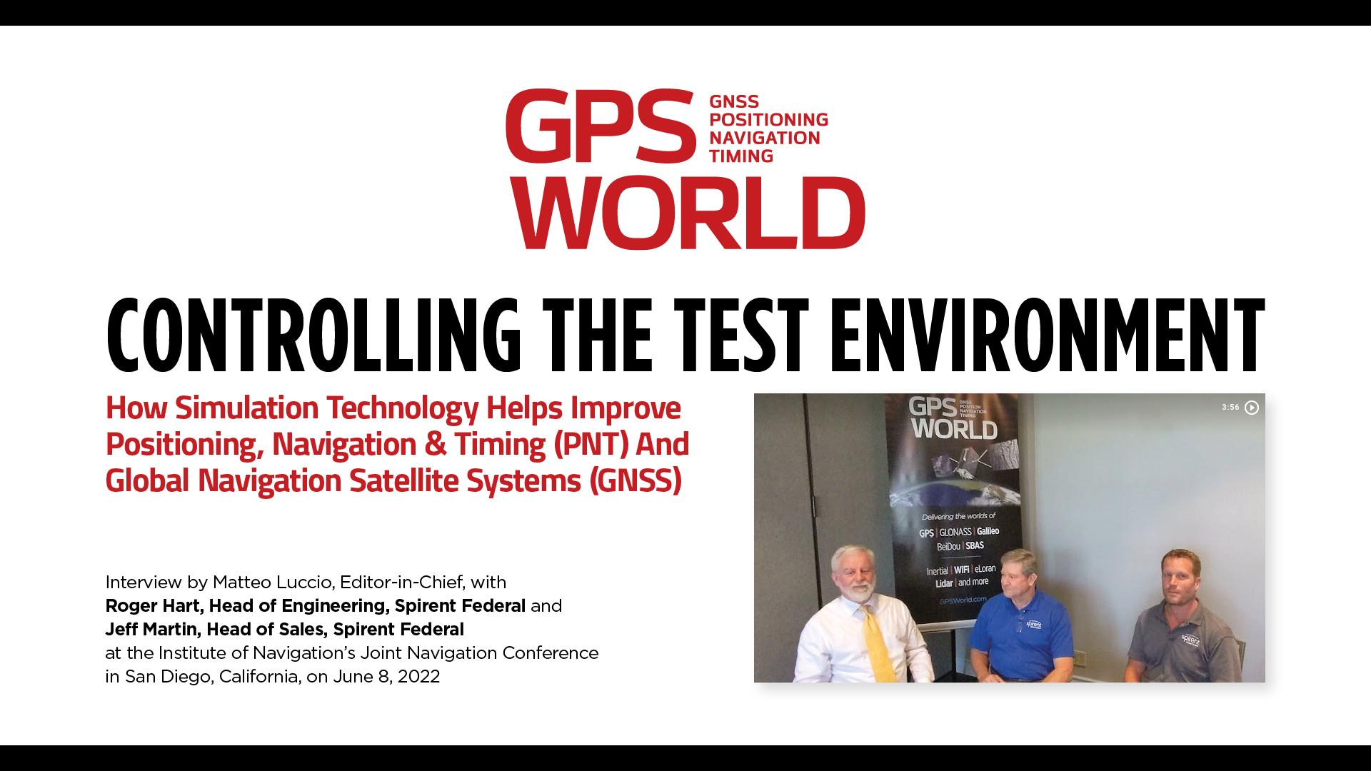 Exclusive: Controlling the GNSS test environment