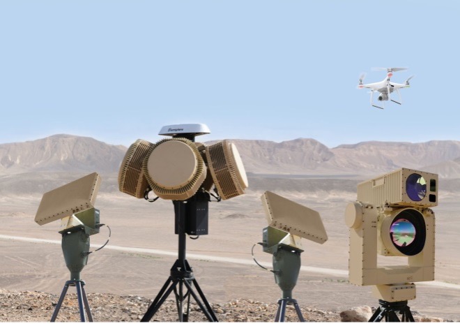 Drone-Dome elements (Photo: Rafael Advanced Defense Systems)