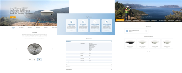 Harxon launches dynamic website with antenna selection feature