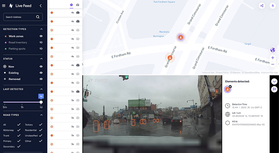 Nexar releases CityStream Live, a real-time mapping platform for mobility