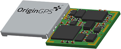 ORG600-MK01, OriginGPS' new sub-1m precision dual-frequency module, is built with MediaTek's chipset. (Image: OriginGPS)