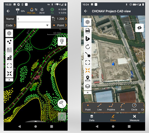 CHC Navigation launches Landstar8 data-collection app