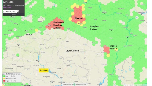 Ukraine attacks changed Russian GPS jamming
