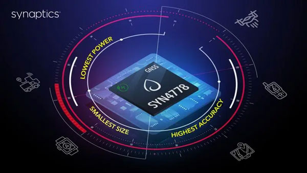Synaptics launches GNSS IC for IoT devices