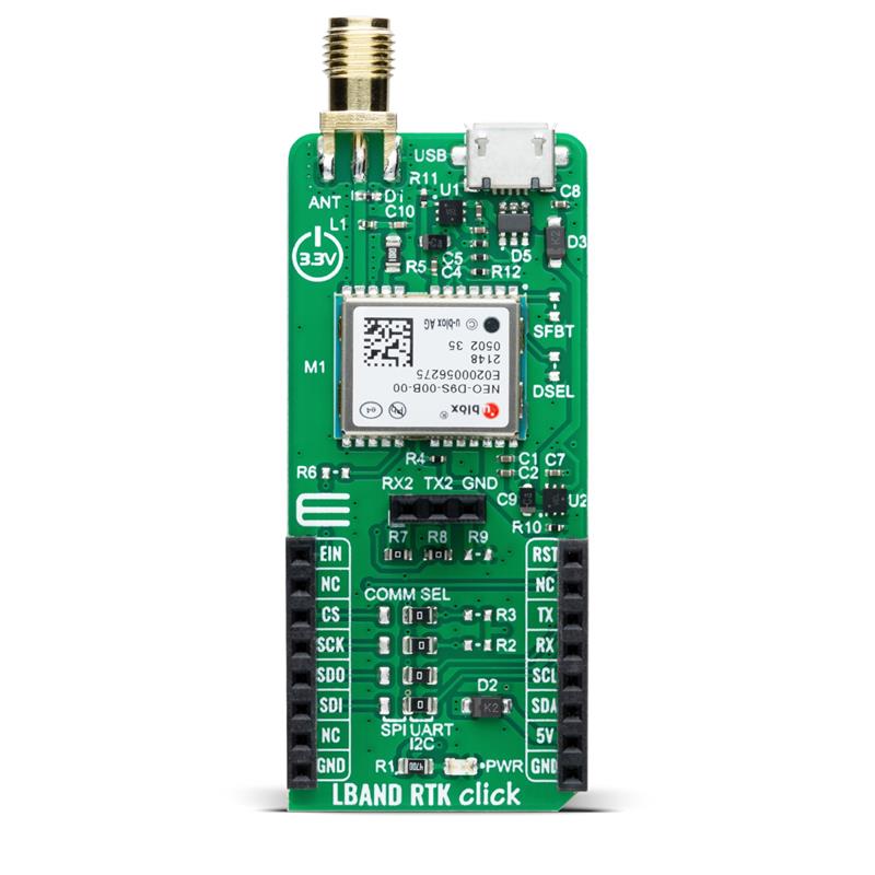Mikroe releases LBand RTK Click