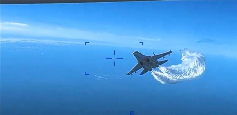 Russian fighter jet collides with UAV