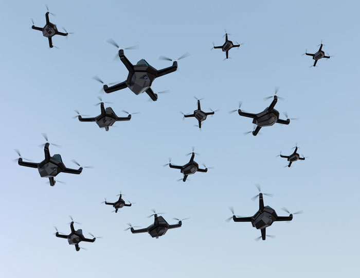 Hundreds of UAVs lost during Melbourne show