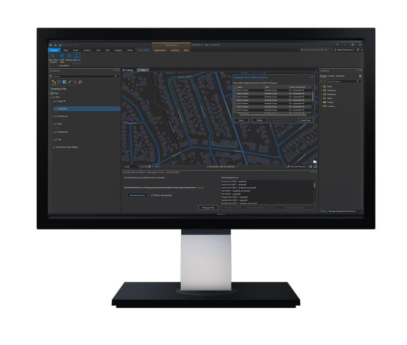 Trimble Terra Office workflow integrates with Esri ArcGIS Pro