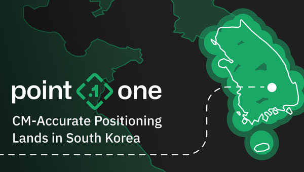 Point One Navigation expands Polaris RTK location network to South Korea