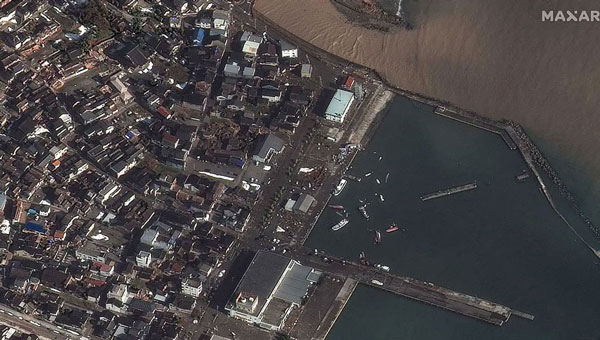 Massive earthquake shifts land in Japan