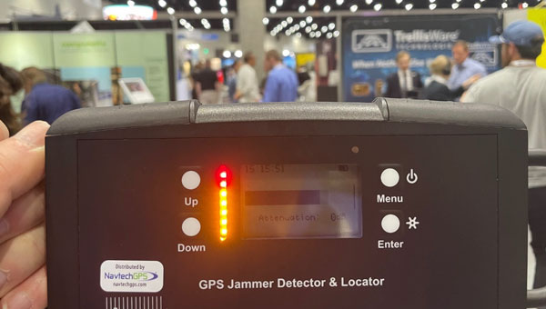 GPS jamming at UAV expo