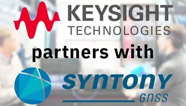 Syntony GNSS, Keysight partner for GNSS testing and simulation