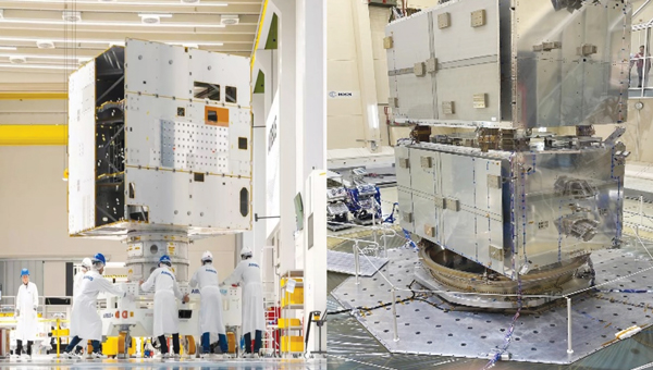Galileo Second Generation satellites, developed by Thales Alenia Space and Airbus Defense and Space. Photo: (All images/figures provided by the authors)