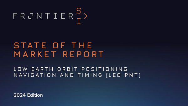 FrontierSI releases LEO PNT state of the market report
