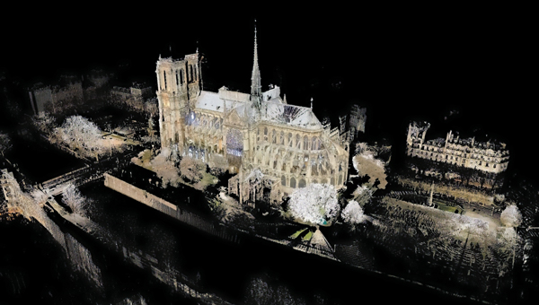 3D point cloud guides restoration of Notre Dame Cathedral