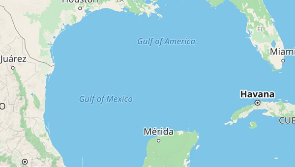 ‘Gulf of America’ name change means decisions for map creators