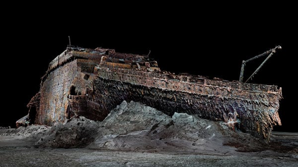 3D scan of Titanic reveals new details of shipwreck
