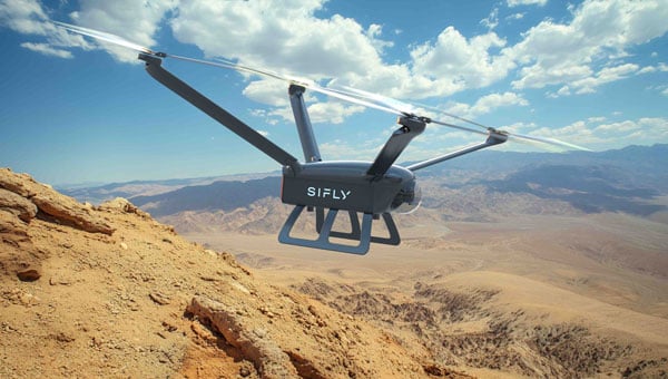 SiFly launches long-range electric drones 
