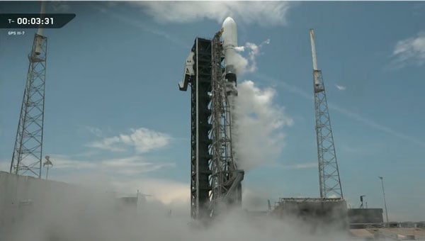 SpaceX launches GPS III SV-08, boosting anti-jamming capabilities