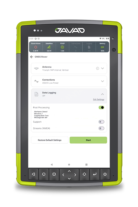 JAVAD GNSS unveils new data collection software