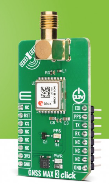 GNSS MAX 3 Click designed as a professional-grade receiver