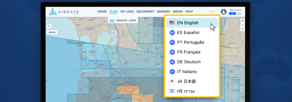 AirData expands global access to drone fleet platform with 8 new languages