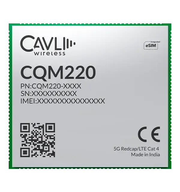 Cavli CQM220 5G RedCap Module designed for next-gen IoT applications